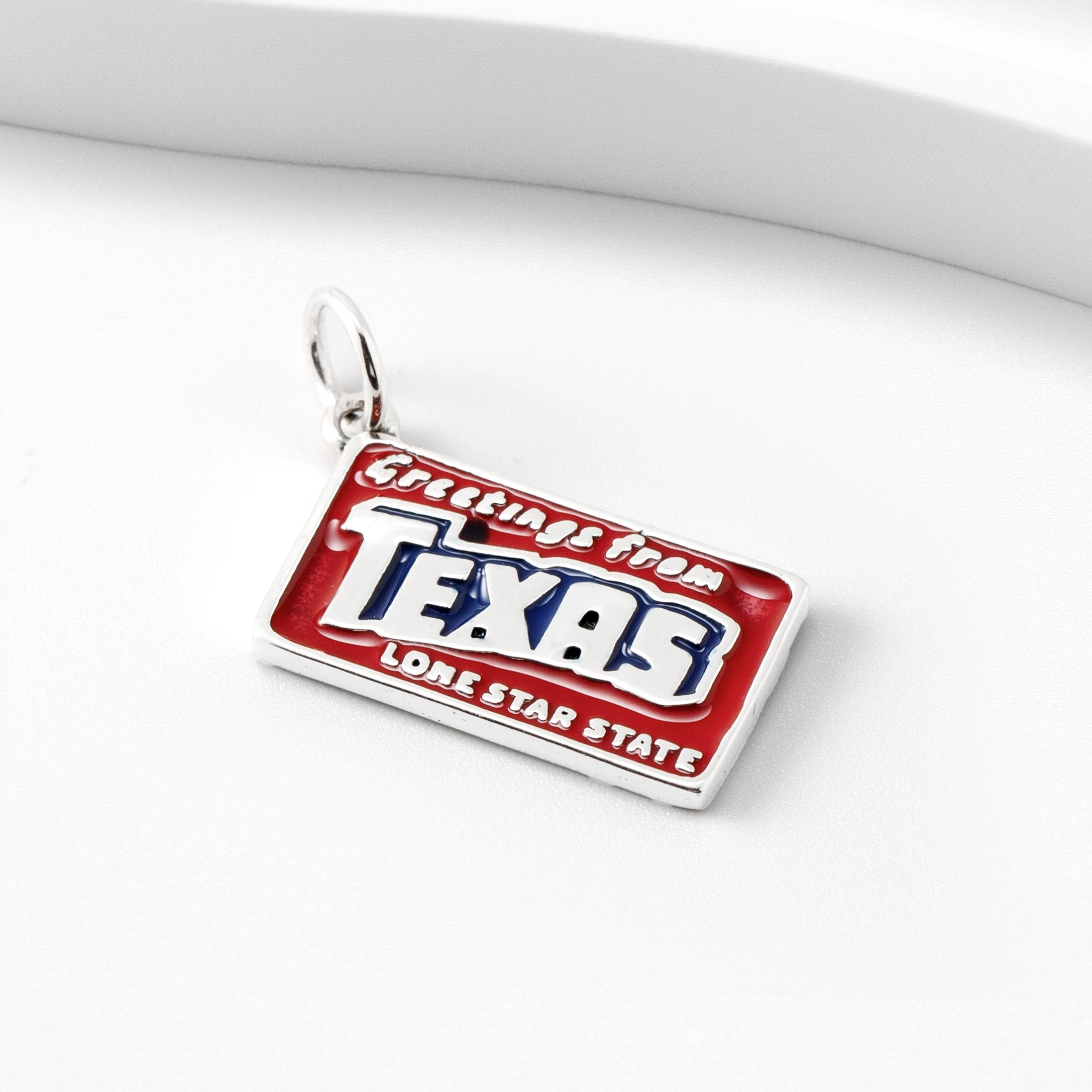 S925 sterling silver James Avery Greetings from texas Charm