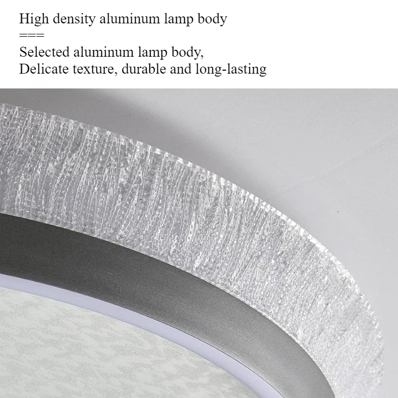 SANDYHA Italian Style LED Ceiling Light Acrylic Lampshade Modern Bedroom Living Room Study Lighting Fixtures Decoration