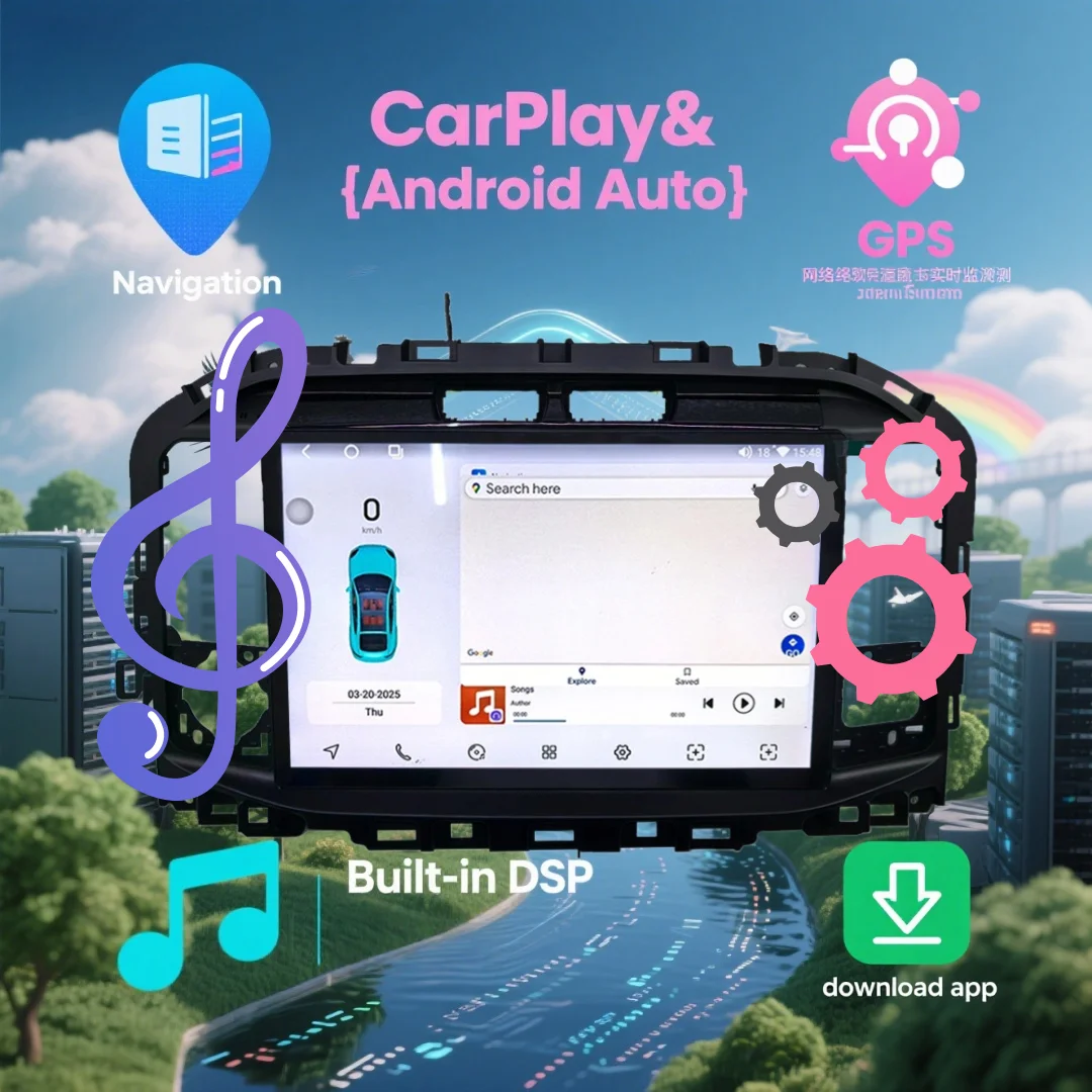 2025 New Android For Ford F150 2021-2025 Wireless CarPlay  GPS Multimedia Player Radio Touch Screen Navi Radio Stereo DSP Head u