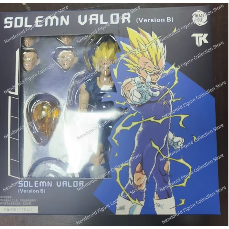 

In Stock Black Hole Toys & TK Dragon Ball Z SHF Super Saiyan SSJ Majin Vegeta Battle Damage Vegeta Anime Action Figure Collector