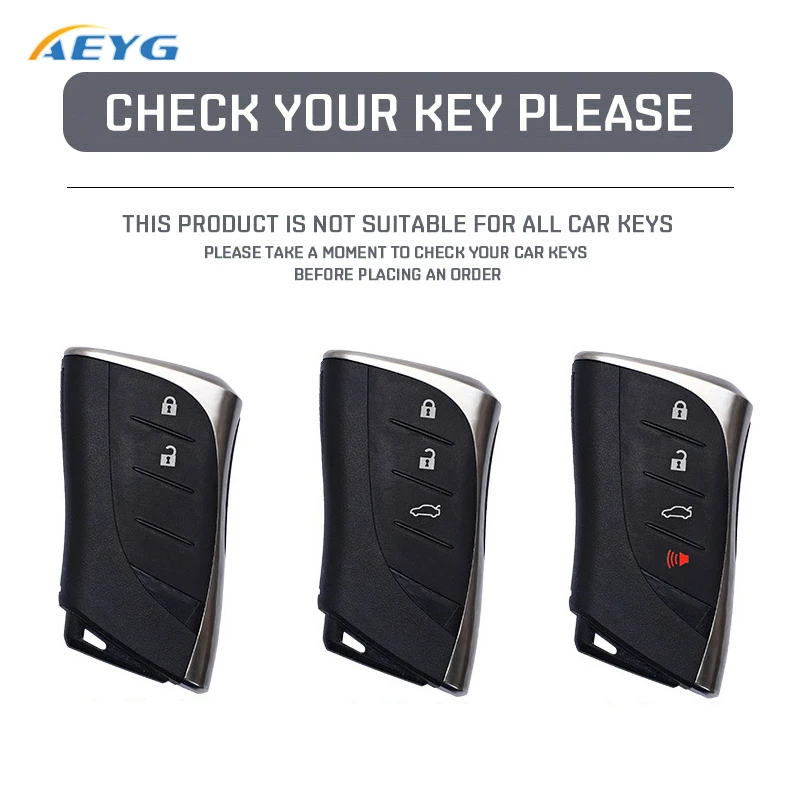 ABS Carbon Fiber Style Car Key Case Cover Shell Fob For Lexus NX ES UX US RC LX GX IS RX 200 250h 350h LS 450h 260h 300h UX200