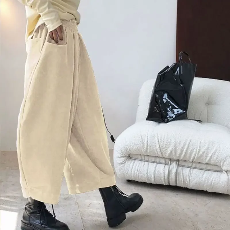 Women's Pear Shaped Slimming Leggings High Waist Harem Pants Fashionable FemaleNew Spring Autumn Vintage Loose-Fit Plus Size