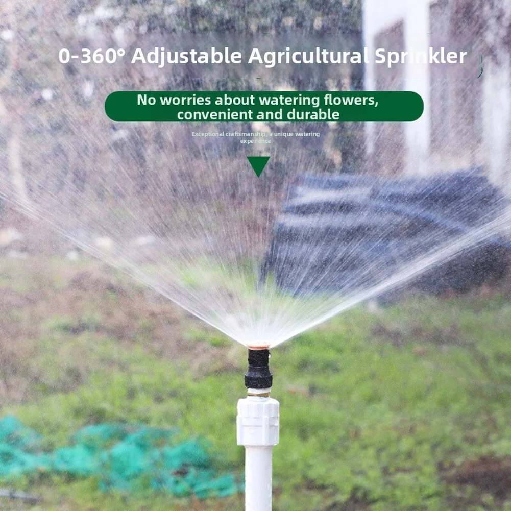 Rotating Garden Sprinkler Lawn Irrigation Spray For Outdoor Landscaping 0-360 Degree Rotation Abs Construction Material