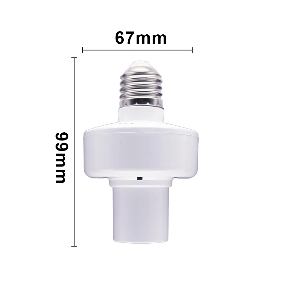 Tuya WiFi ZigBee E27 Lamp Socket Smart Light Bulb Holder Switch Adapter Smart Life Timing Control Works with Alexa Google Home