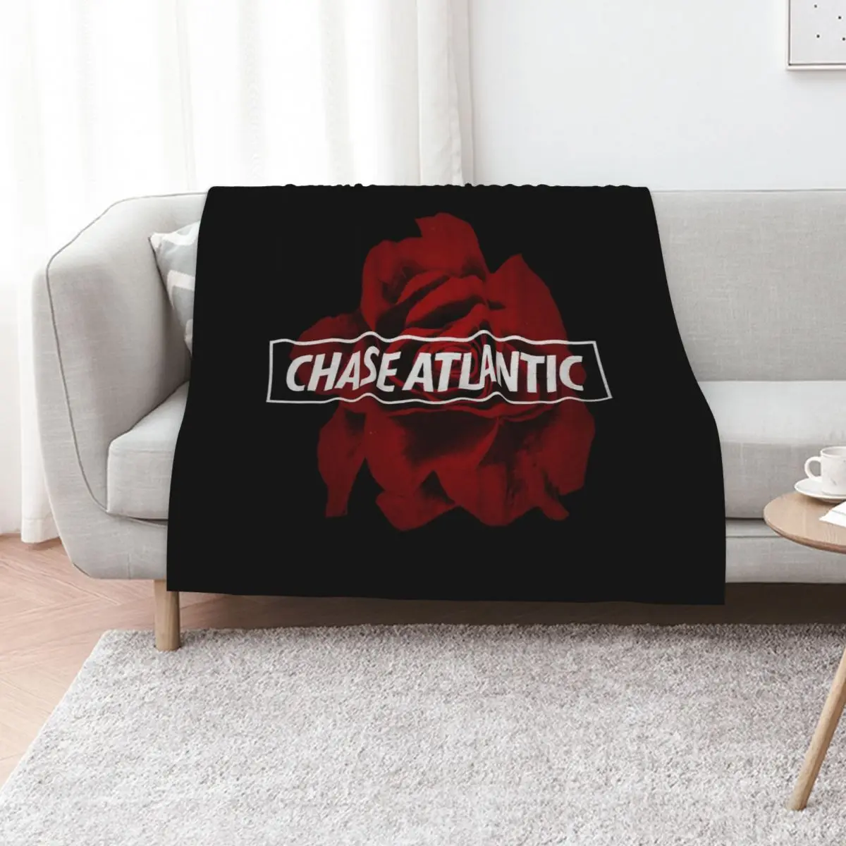 Chase Atlantic Rose Logo Throw Blanket Flannels Comforter Thin blankets ands Large Beautifuls Blankets