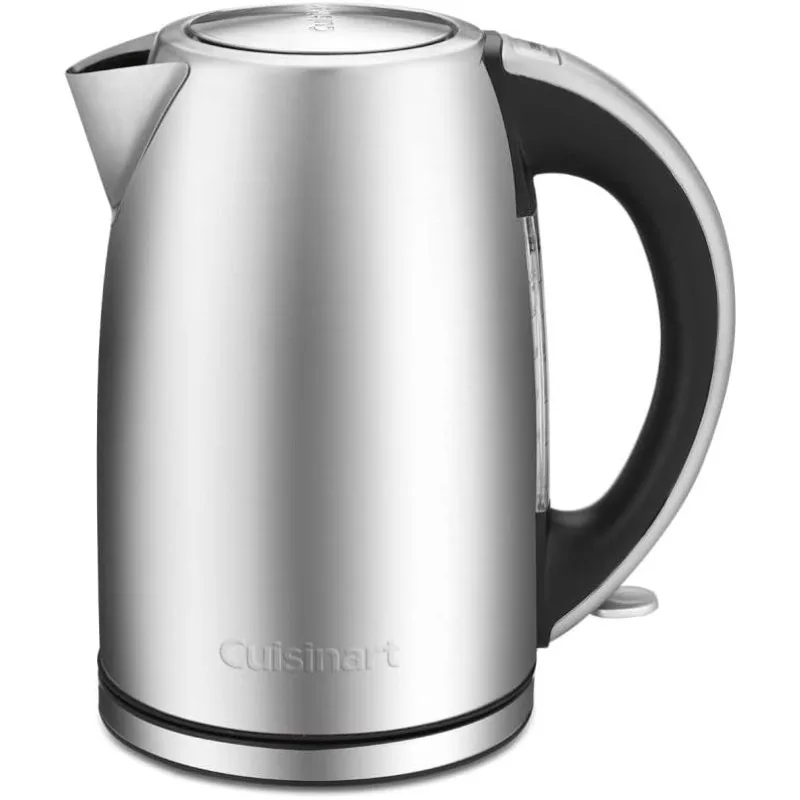 JK-17P1 Cordless-Electric-Kettle, 1.7-Liter, Stainless Steel