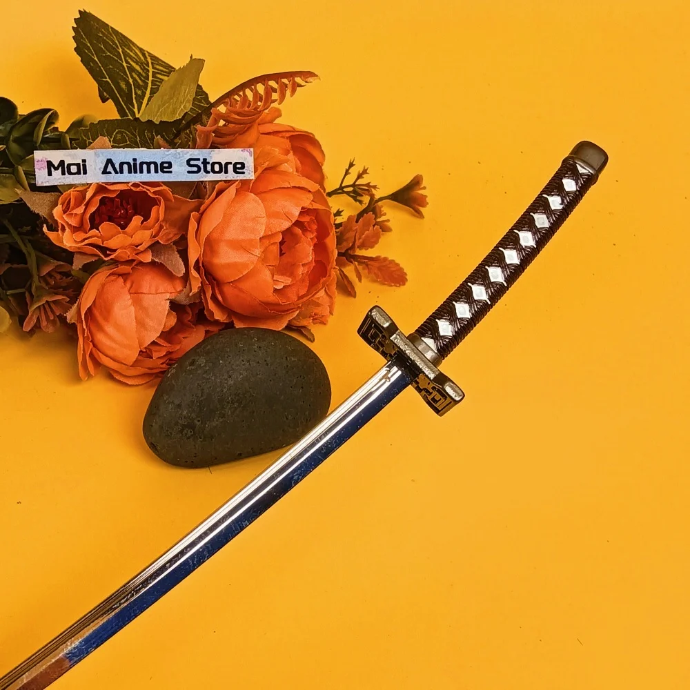 10inch Shinji Hirako Katana Anime Bleach Metal Ninja Knife Blade Sword Original Sabre Real Size Japanese Katana Unsharp Toy Gift