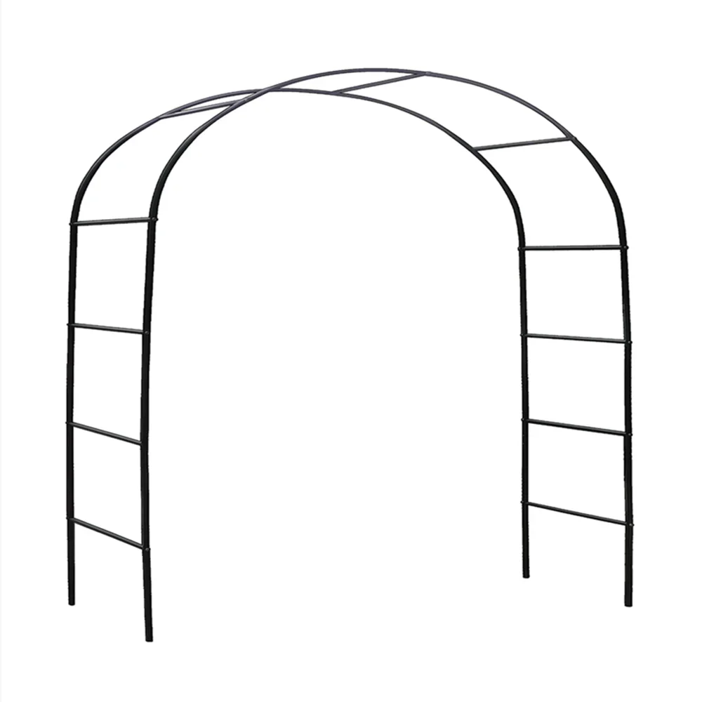 

7'8" H x 4'5" W Metal Garden Arch Trellis,Adjustable Arbor Trellis for Garden Climbing Plants Support