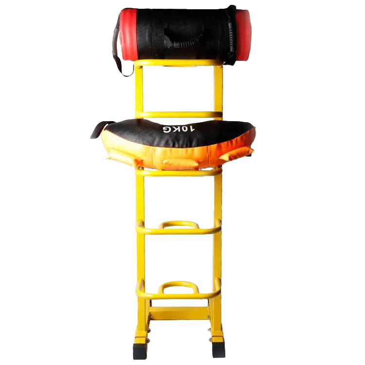 

For W02839 Yellow Power Rack-Indoor Use Unisex Gym Equipment Customized Metal Sandbag Rack for Bodybuilding and Weight Lifting