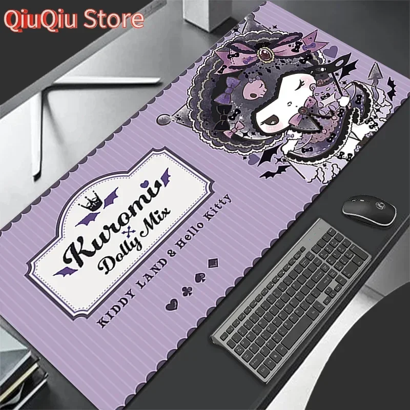 منصات الماوس الجلدية الألعاب أنيمي لوحة المفاتيح منصات الكمبيوتر سانريو كورومي ماوس منصات الماوس كمبيوتر محمول تمديد حصيرة مكتبية للفتيات ألعاب هدية