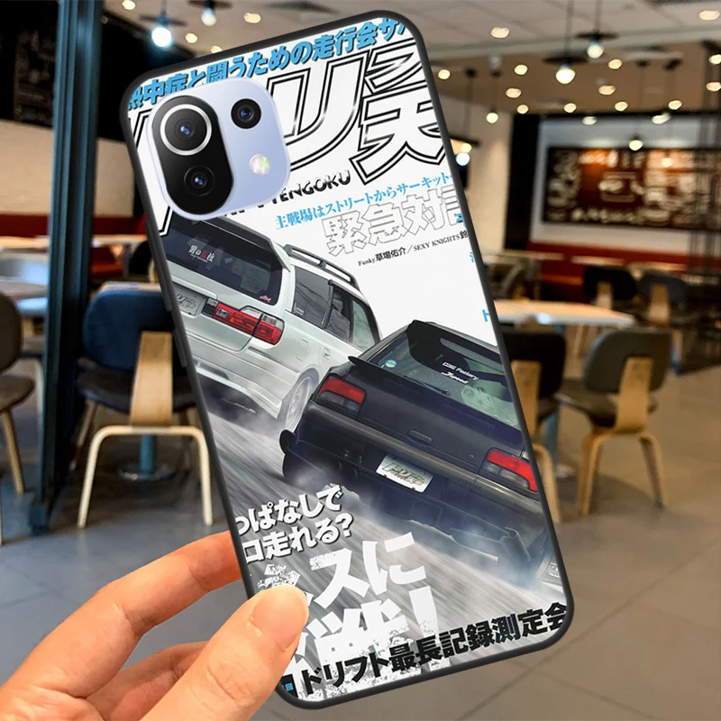 JDM Magazine For POCO F5 Pro X4 F4 GT C40 M5s F3 X3 X5 Pro Case For Xiaomi 13 12 Lite 12T 11T Pro Cover 