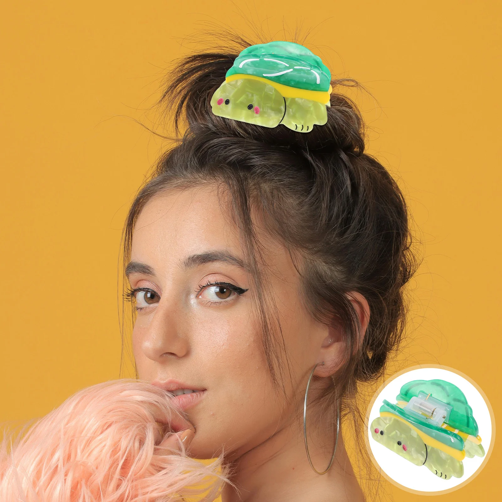 

Маленькие заколки для волос, зажим для когтей черепахи, неравномерный дизайн черепахи, нескользящая заколка для волос, мини-акриловые зажимы для челюстей для женщин