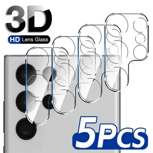 Bilashmart 5 1 Tempered Glass Lens Film Samsung Galaxy S25 S24 S23 S22 Plus Ultra Glass Camera Lens Protector Back Anti scratch Flim