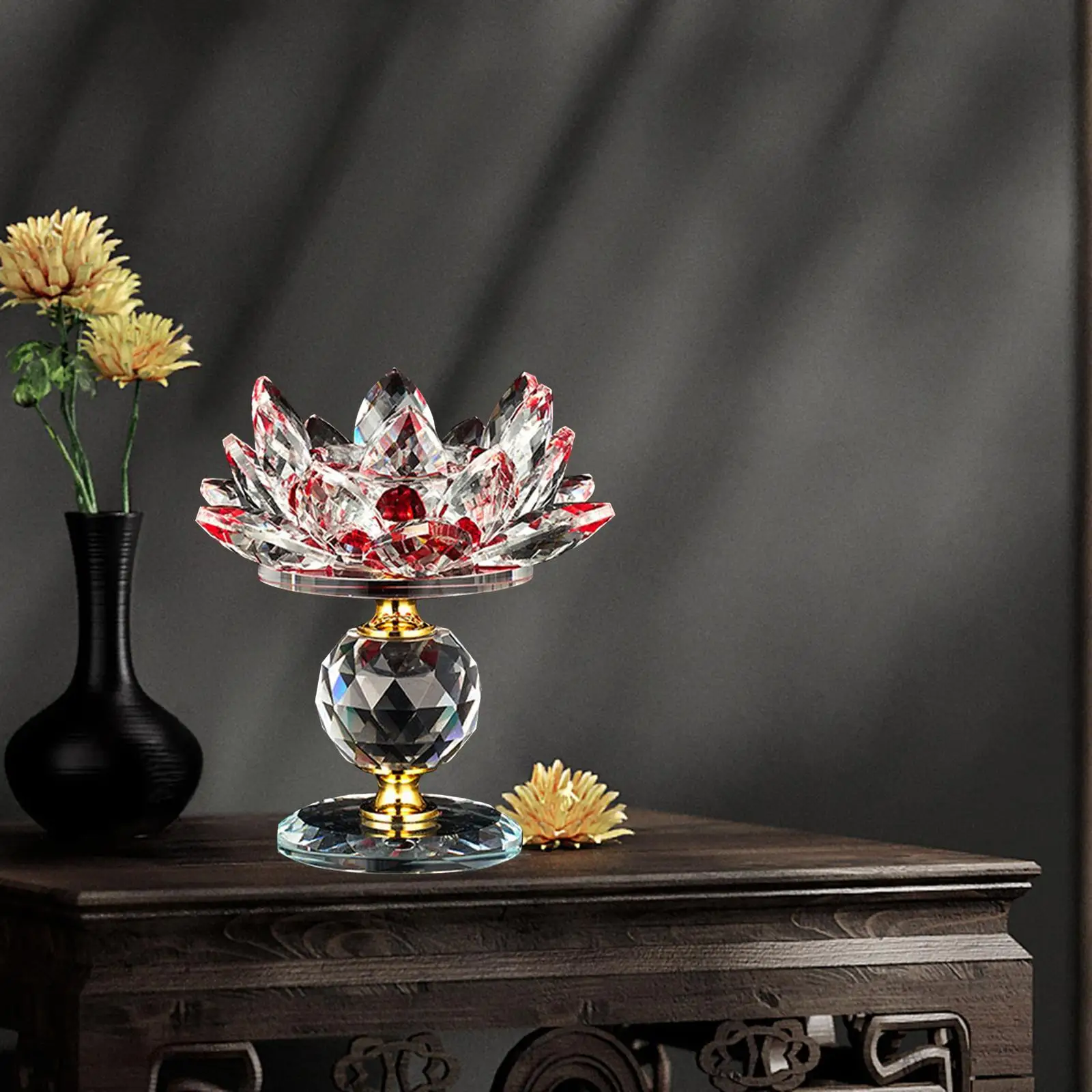 Lotus glas Kerzenhalter, Tee licht halter für Hochzeits feier dekoration