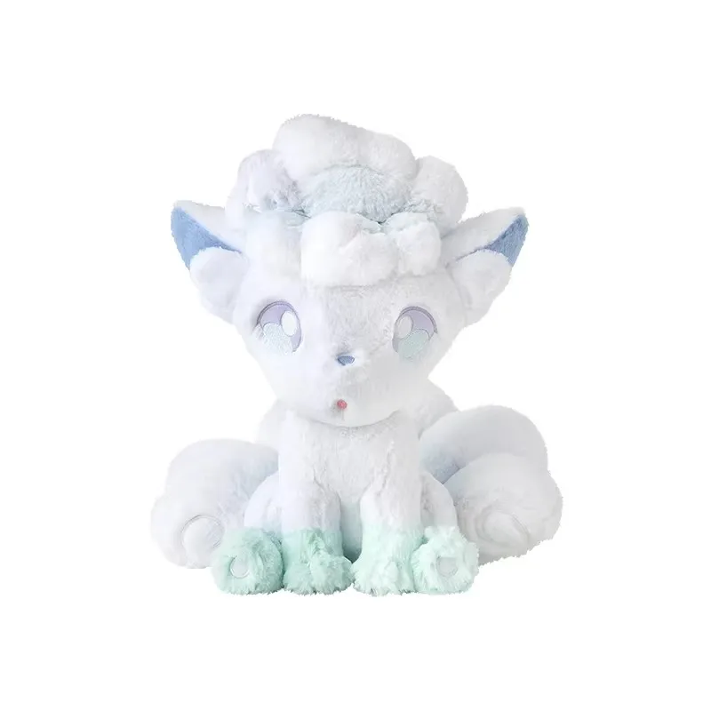 Original Anime Games Pokemon Centre Alola Vulpix Soft Plush Toy Doll Big Size