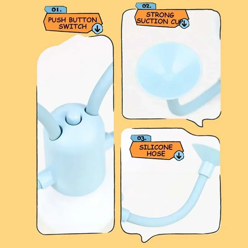 Cartoon Shape Suction Cup Light Mini Creative Bendable Desk Lamp Funny Sportsman Night Light Changeable Bulb Bedroom Decorations