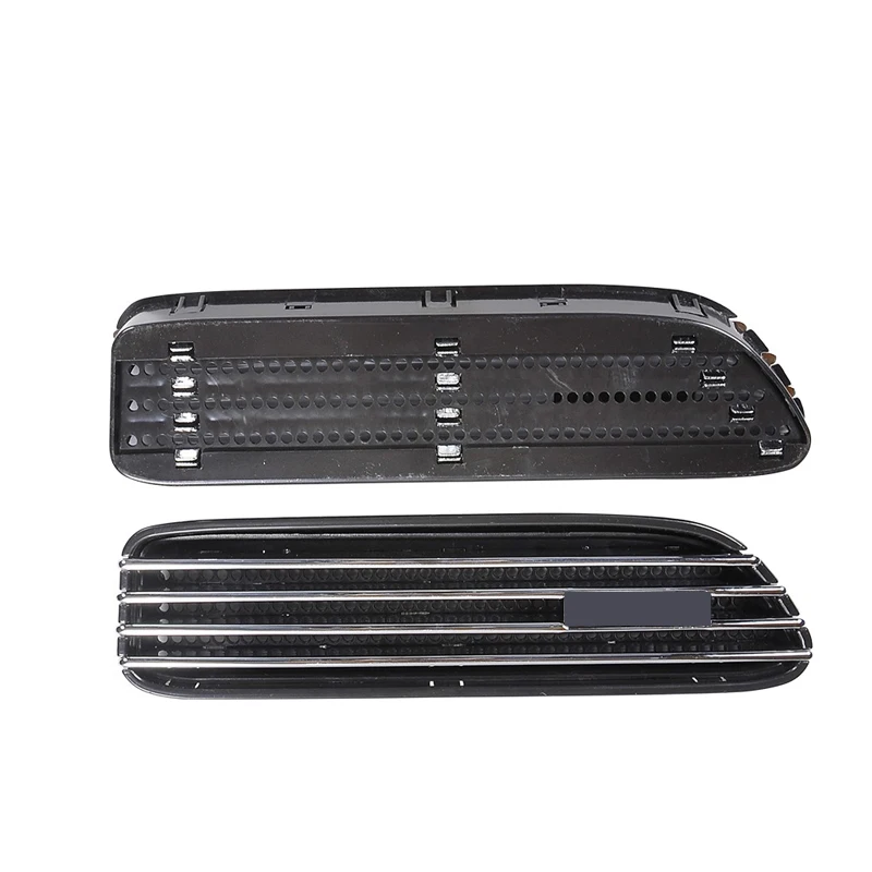 M3 Replacement Side Vent ABS Chrome Side Grill Grille Fender Vents for BMW E46 E90 M3(with M3 badges)