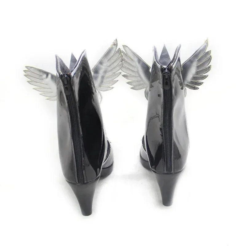 RealCos Vtuber Takane Lui 코스프레 신발 부츠 하이힐 신발 할로윈 코스프레 의상 액세서리