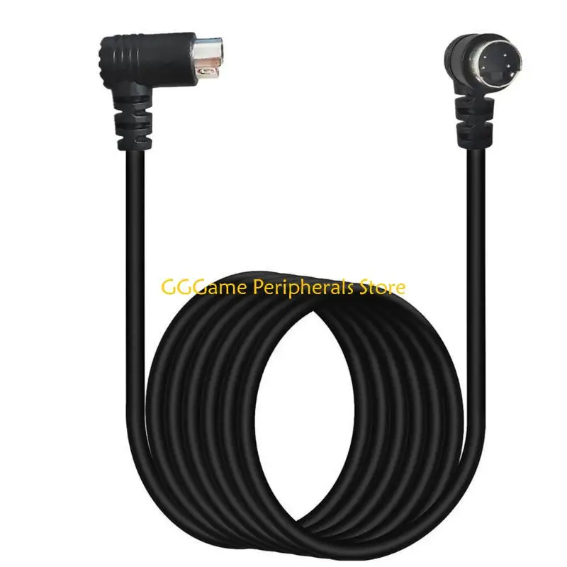 U55B Mini Din 4 Pin Male to Male S Video Cable Connector Cord for Camcorders Laptops