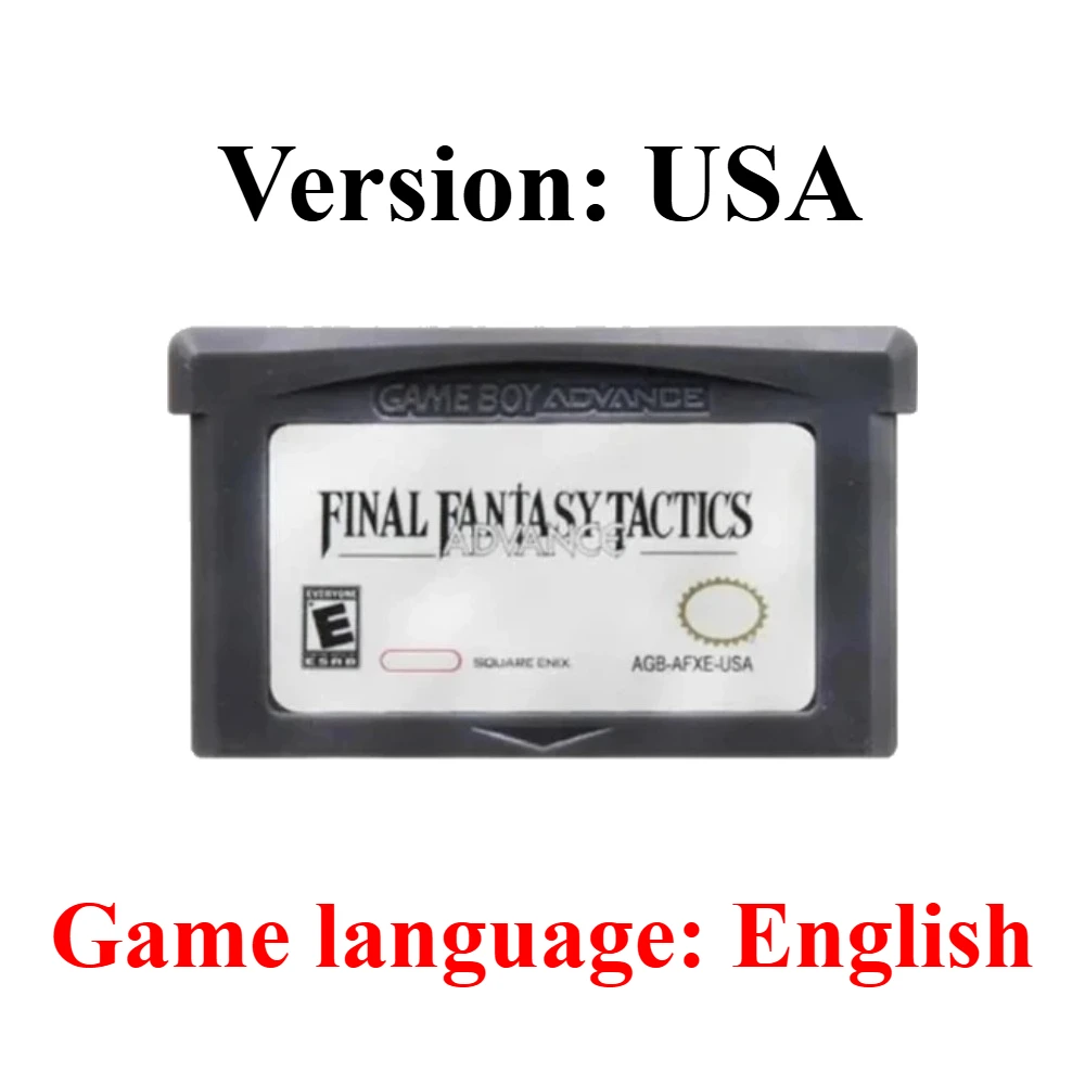GBA Englische Spielkassette Final Fantasy Advance Wars Metroid Kirby Golden Sun Doom of Fire für GBA SP Spiel Klassische Spielkarte – Detail 14