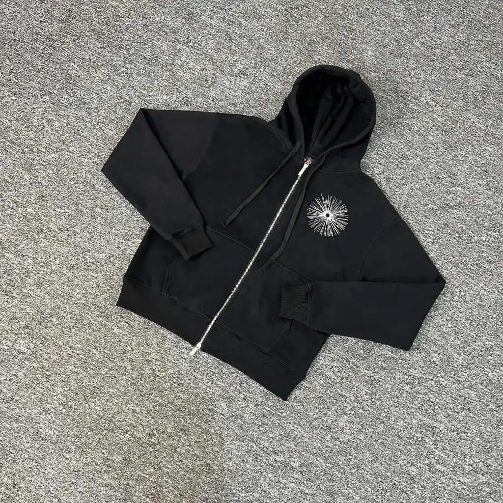 Derschutze 2026 New Awakening Zipper Jacket Heavy-Duty Embroidered Hoodie