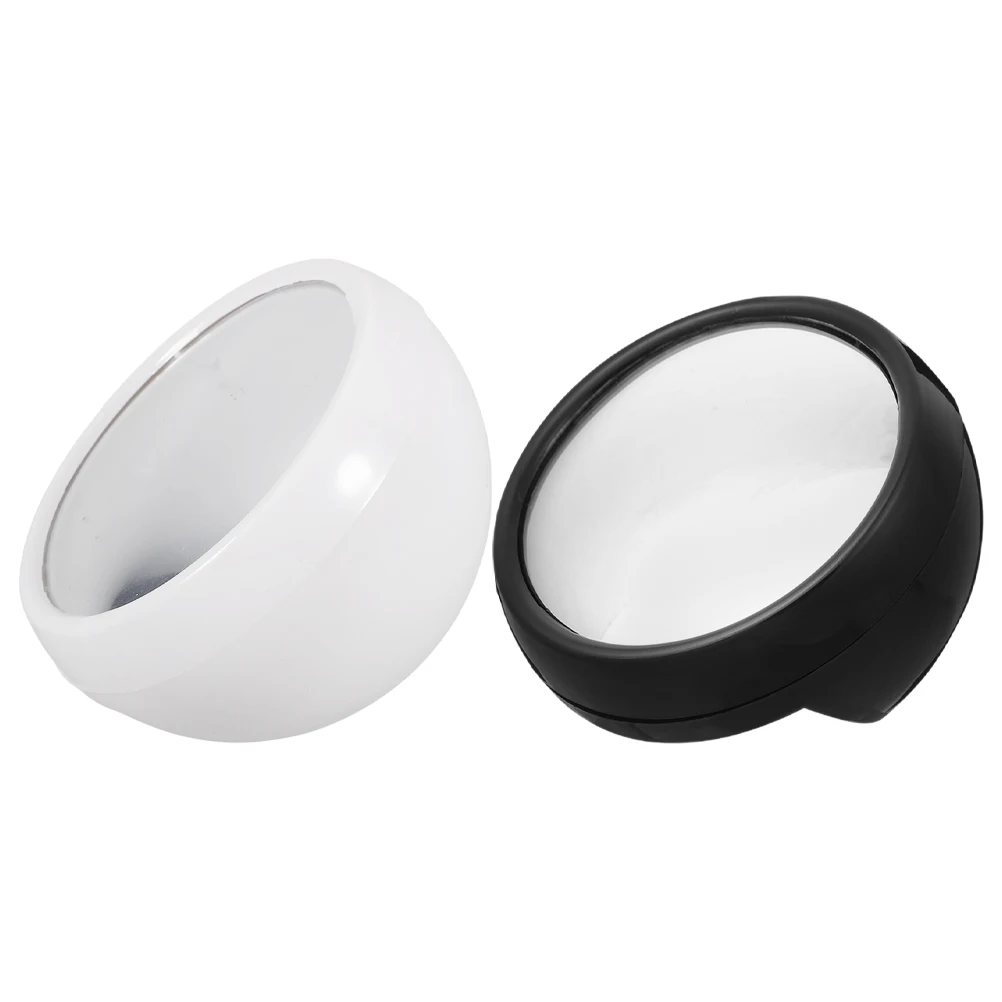 

2Pcs Computer Rearview Wide Angle Acrylic Monitor Car Accessories Privacy Protection Adjustable Desk Mirror Automotive Interior