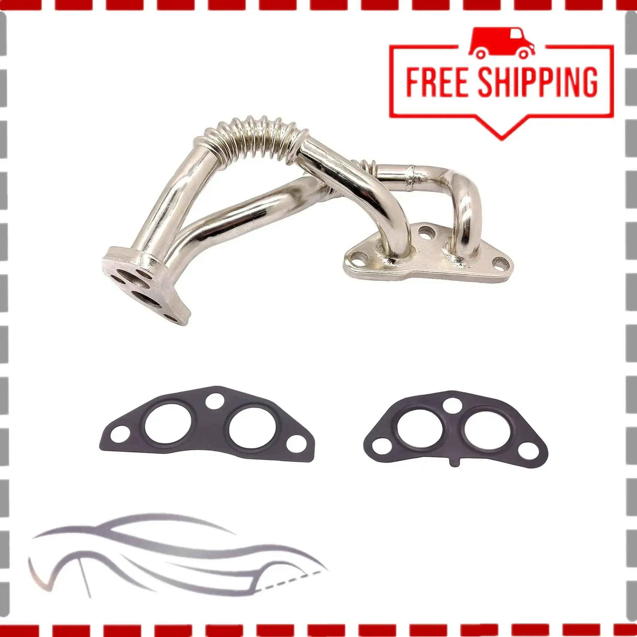 

04004-29131 Engine Oil Cooler Line Hose Lower Pipe Assembly w/Gaskets for 2007-2016 Toyota Venza Sienna Lexus RX350 RX450h 3.5L