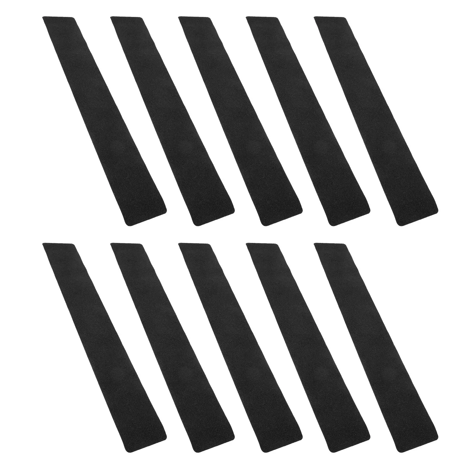 

10Pcs Anti Slip Stair Tape Sanded Surface Self Adhesive Stair Tread Protectors Indoor Outdoor Safe Traction Strips for Wood