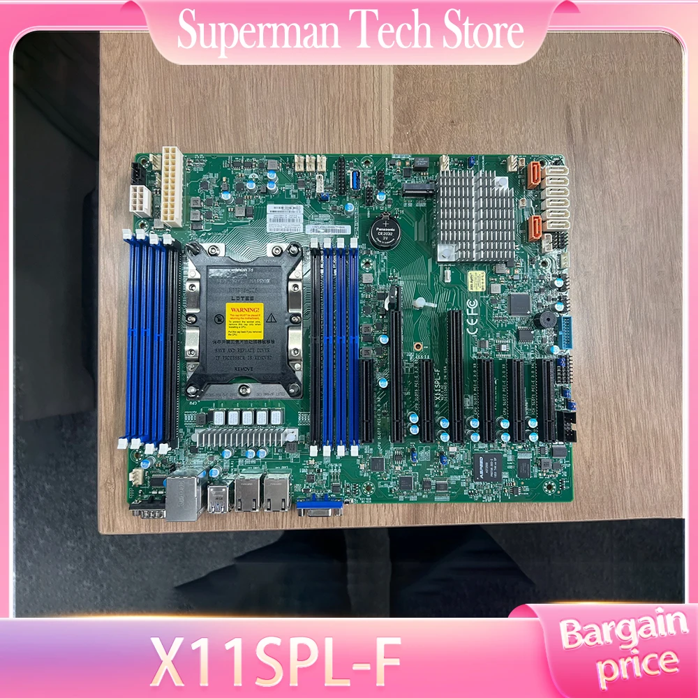 

Материнская плата для одного Сервера Supermicro X11SPL-F LGA3647 C621, чипсет поддерживает дистанционное управление