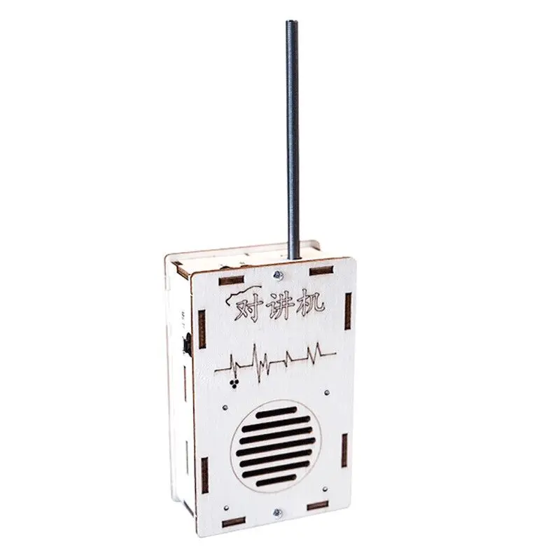DIY Parent-child Science Experiment Walkie Talkie, Wireless Pager Kids Tech Kit, Ultraman Tiga Gundam Themed Assembly Toy