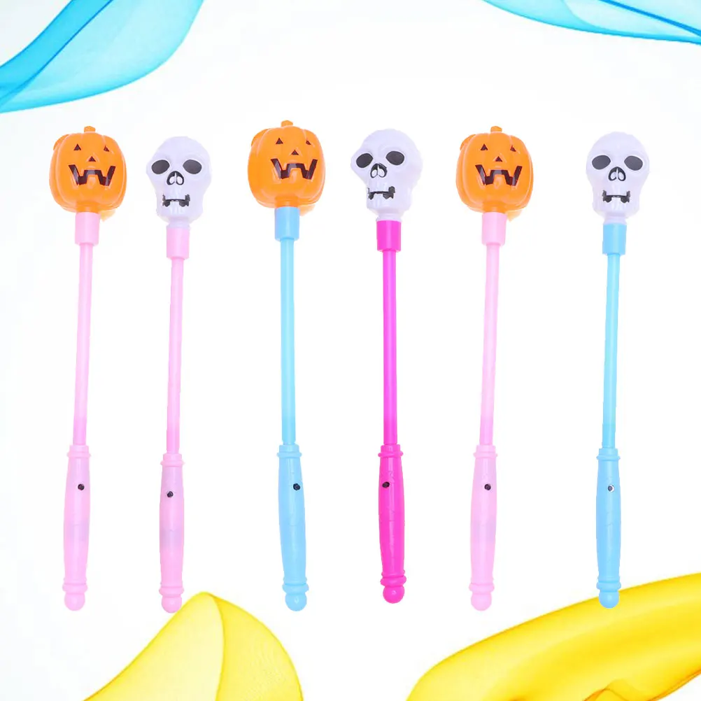 

6 Pcs Pumpkin LED Light Fairy Cartoon Design Rave Light-up