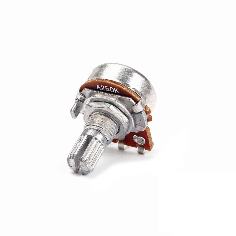 

Potentiometer Handle Knob Shaft Guitar Volume Knobs Control Silver Tone Dome
