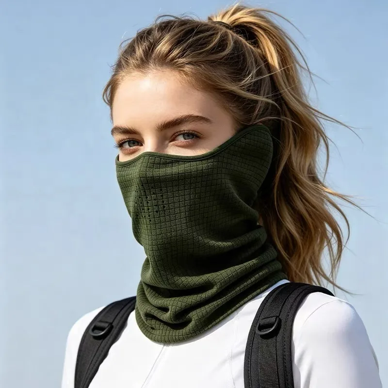 Ear Protection Half Face Mask for Women Men Winter Windproof Cycling Hiking Sport Running Breathable Thicken Warm Neck Warmer