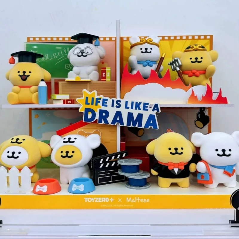 

Genuine Maltese Line Dog Cute Model Doll Series Trendy Blind Box - Genuine Mystery Toys Gift For Pet Lovers Life Is Like A Dream