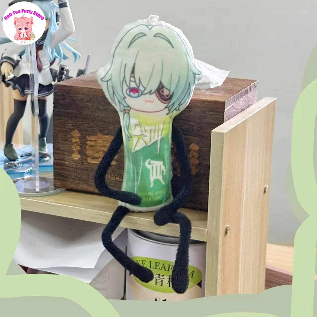 

Anime Honkai：Star Rail Anaxa Scream Stick Figure Plush Doll Itabag Backpack Pendant Cosplay Keychain Toys Gift