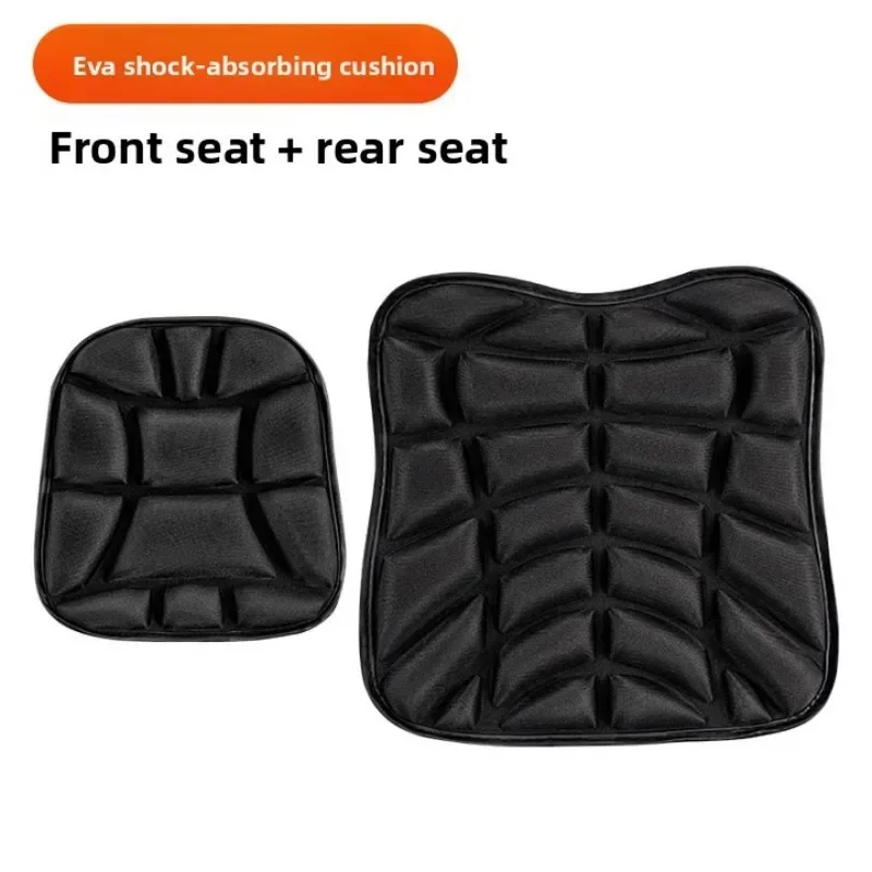 

Tiy For Motorcycle seat cushion pack of 2, front + rear non-slip seat cover, pressure relief, ride seat cushion, motorcycle acc