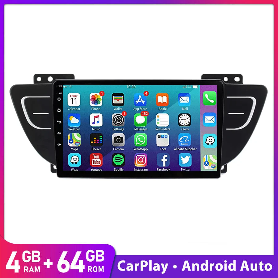 

2DIN Android 14.0 For Geely Atlas NL-3 2016 2017 - 2020 Car Radio Multimedia Video Player Navigation stereo GPS Carplay Auto RDS