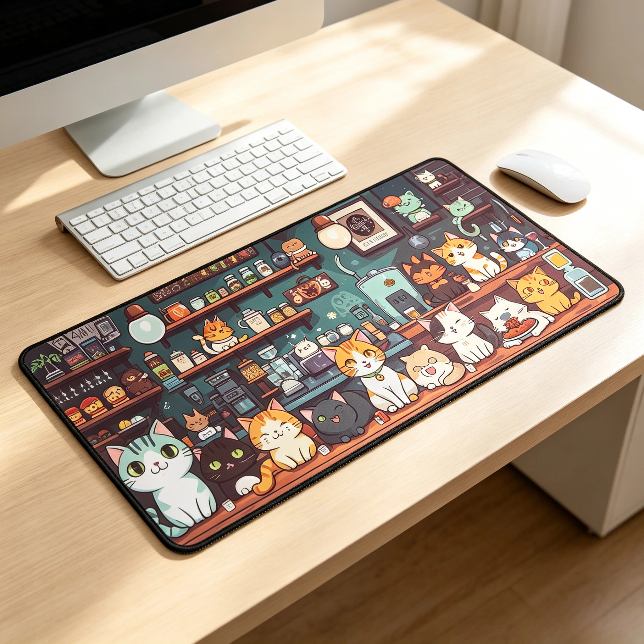 Grote Gaming Muismat Koffiesho - Gaming Accessories Shop recensie en prijs