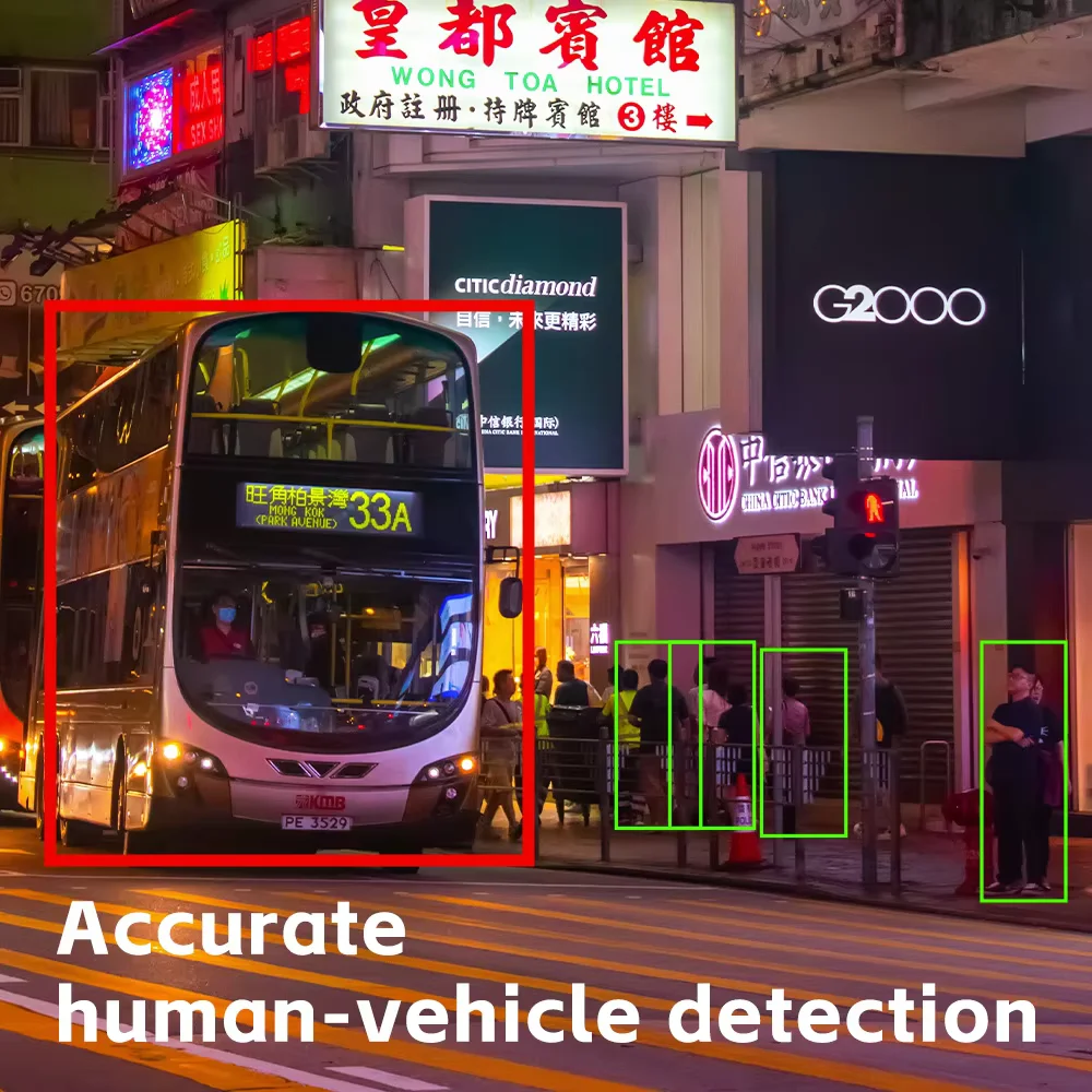 Hikvision DS-2DE3A404IWG-E كاميرا شبكة مراقبة صغيرة PT قبة 4MP 4x زووم بصري الأشعة تحت الحمراء كشف المركبات البشرية Darkfighter ميكروفون مدمج #6