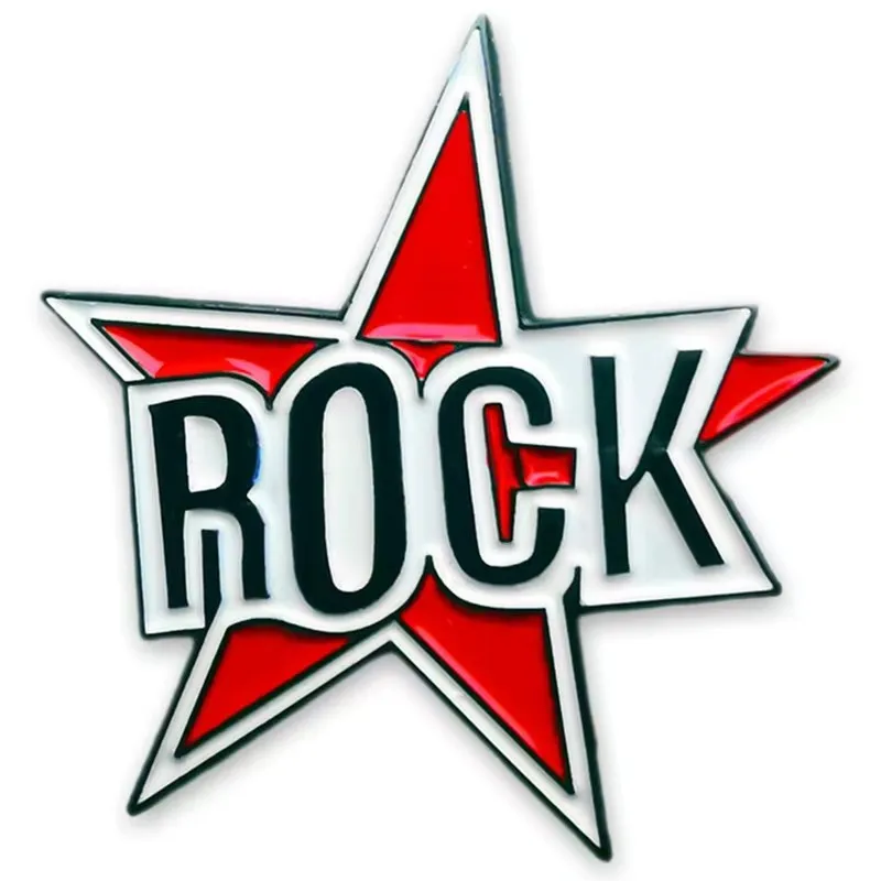 Rock Band Brooch Mu…