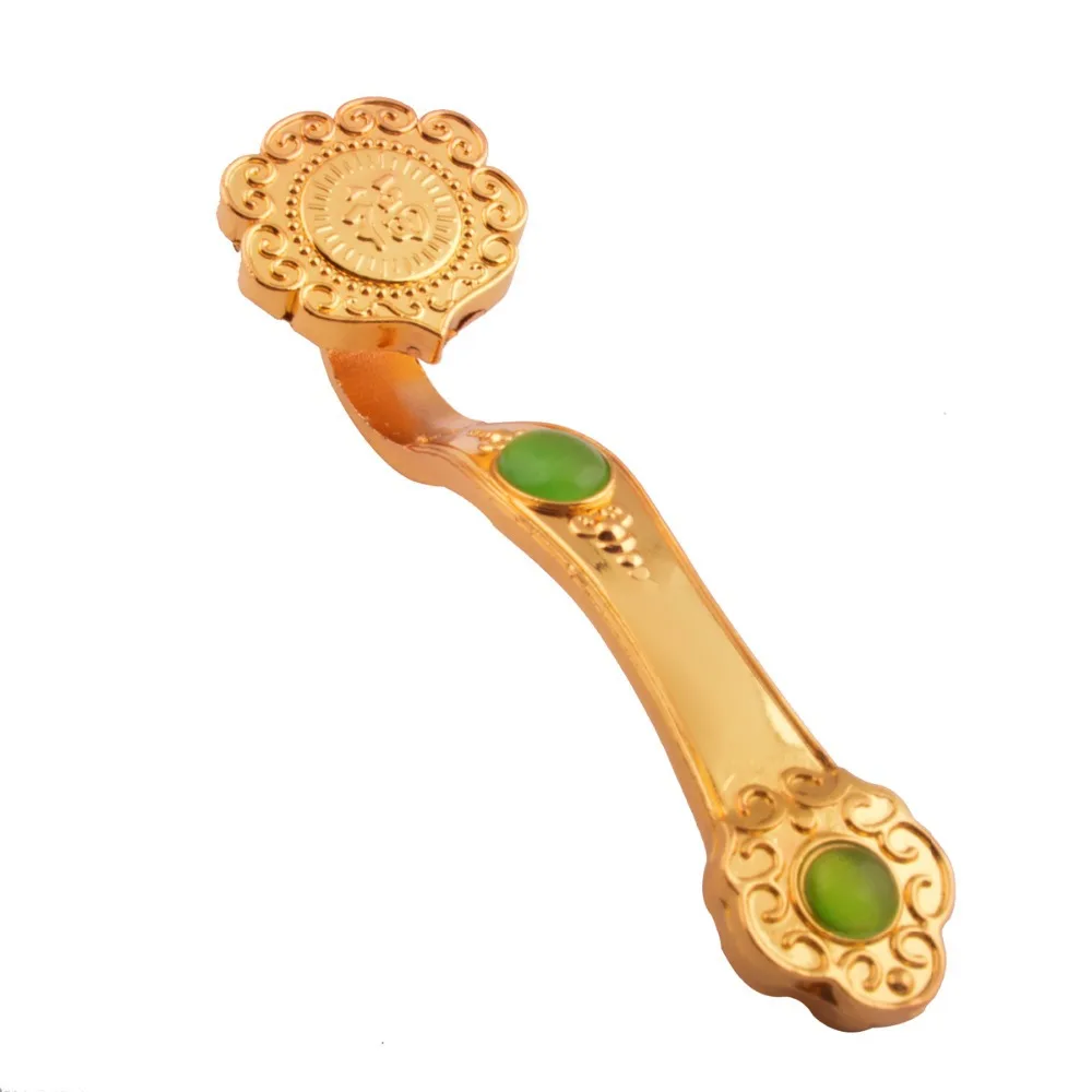 Feng Shui Golden chinese ruyi decoration Power Scepter fengshui