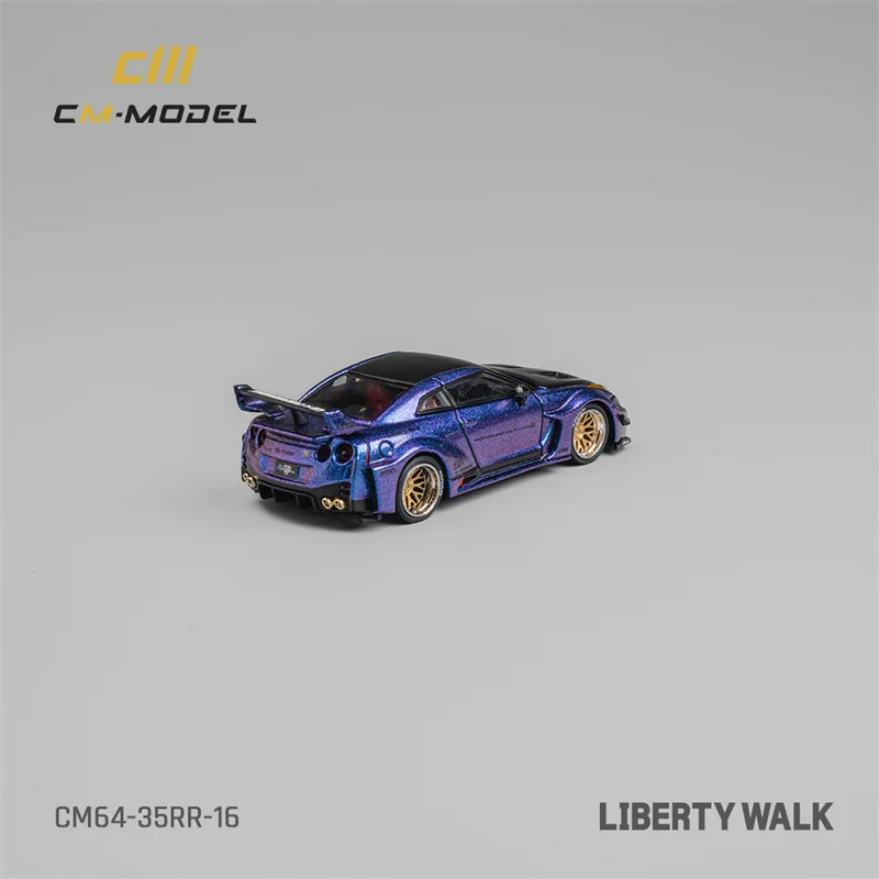 ** สั่งล่วงหน้า ** ซม. รุ่น1:64 lbwk กิ้งก่า35GT-RR พร้อมคาร์โฮร์ nireus lbwk 35gtrr Diecast รุ่น