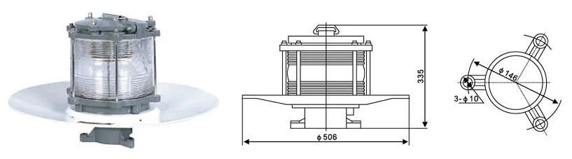CXD7 CXD7-B Aluminum 110V 220V Morse Signal Light Marine Navigation Signal Light Incandescent Lamp Signal Light For Boat