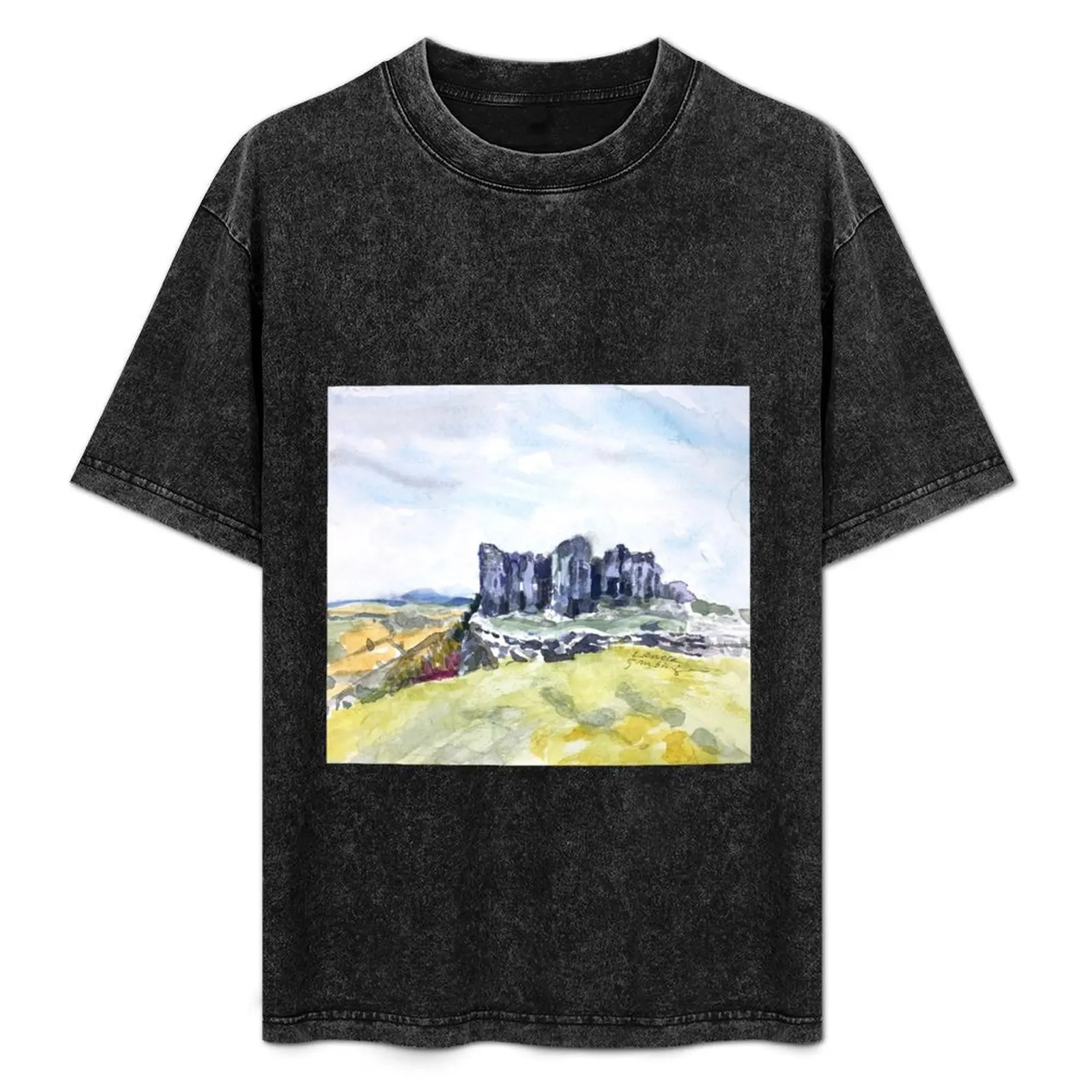 Carreg Cennen Castle, País de Gales Camiseta Trabalhos de construção Camiseta