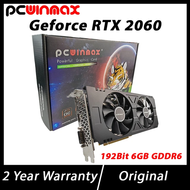 PCWINMAX New RTX 2060 6GB GDDR6 192Bit Gaming GPU Graphics Card Dual Fans  HD DisplayPort DVI RTX2060 Video Card - AliExpress 7