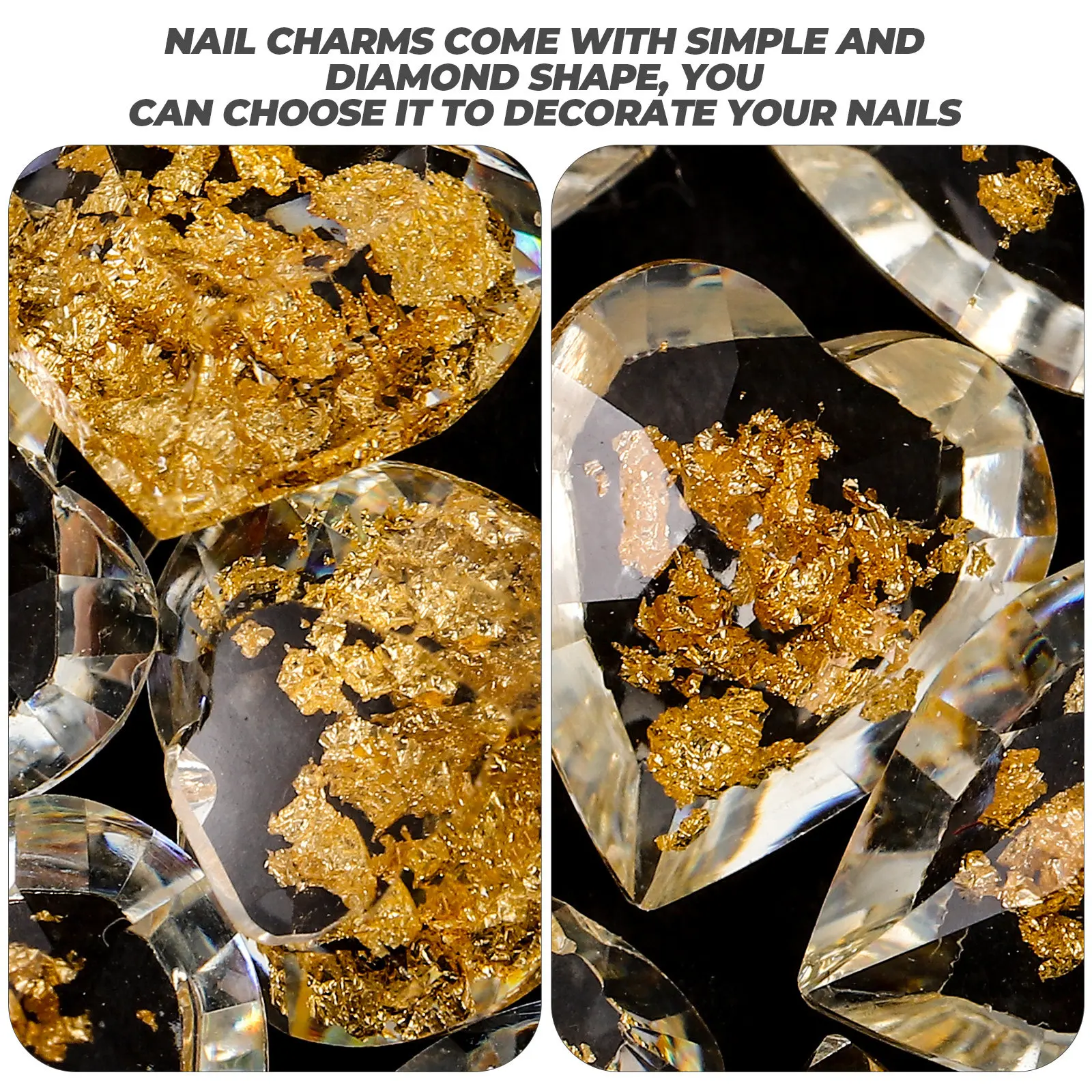 

100Pcs 3D Nail Art Jewels Shiny Manicure Accessories Party Decorative Nail Charms Gifts Manicure Supplies Jewels for Nails