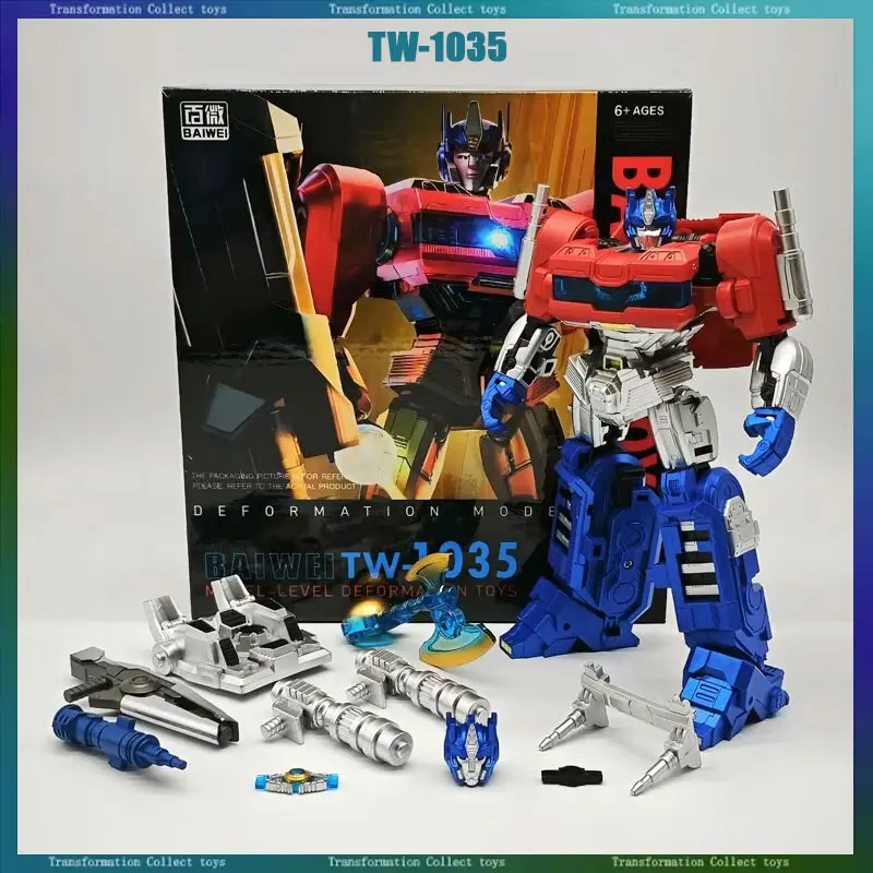 Transformacja BAIWEI TW-1035 TW1035 Orion Pax OP Commander ss112 Figurka Akcji Statua Model Kolekcja Zabawka Prezent