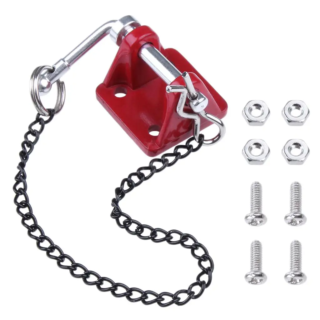 Metalowy hak holowniczy RC Zabawka Hak do przyczepy RC Samochód dla Axial SCX10 D90