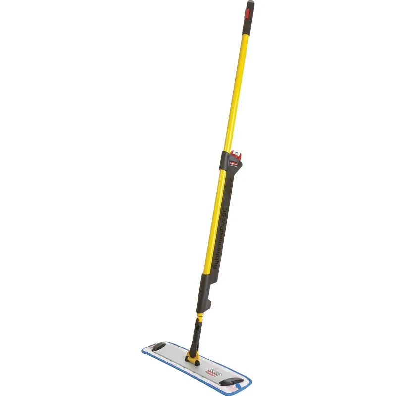 

HYGEN Pulse Single Sided Microfiber Spray Mop Kit for Hardwood/Tile/Laminated Floors, Yellow, Perfect for Kitchen/Lobb