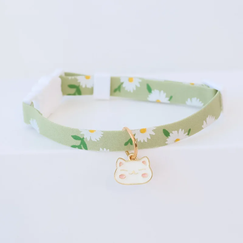 1PC Cute Kitten Collar Pet Cat Collars Breakaway Adjustable Cats Collar Puppy Collar Cat Pendant Puppy Cat Pet Supplies